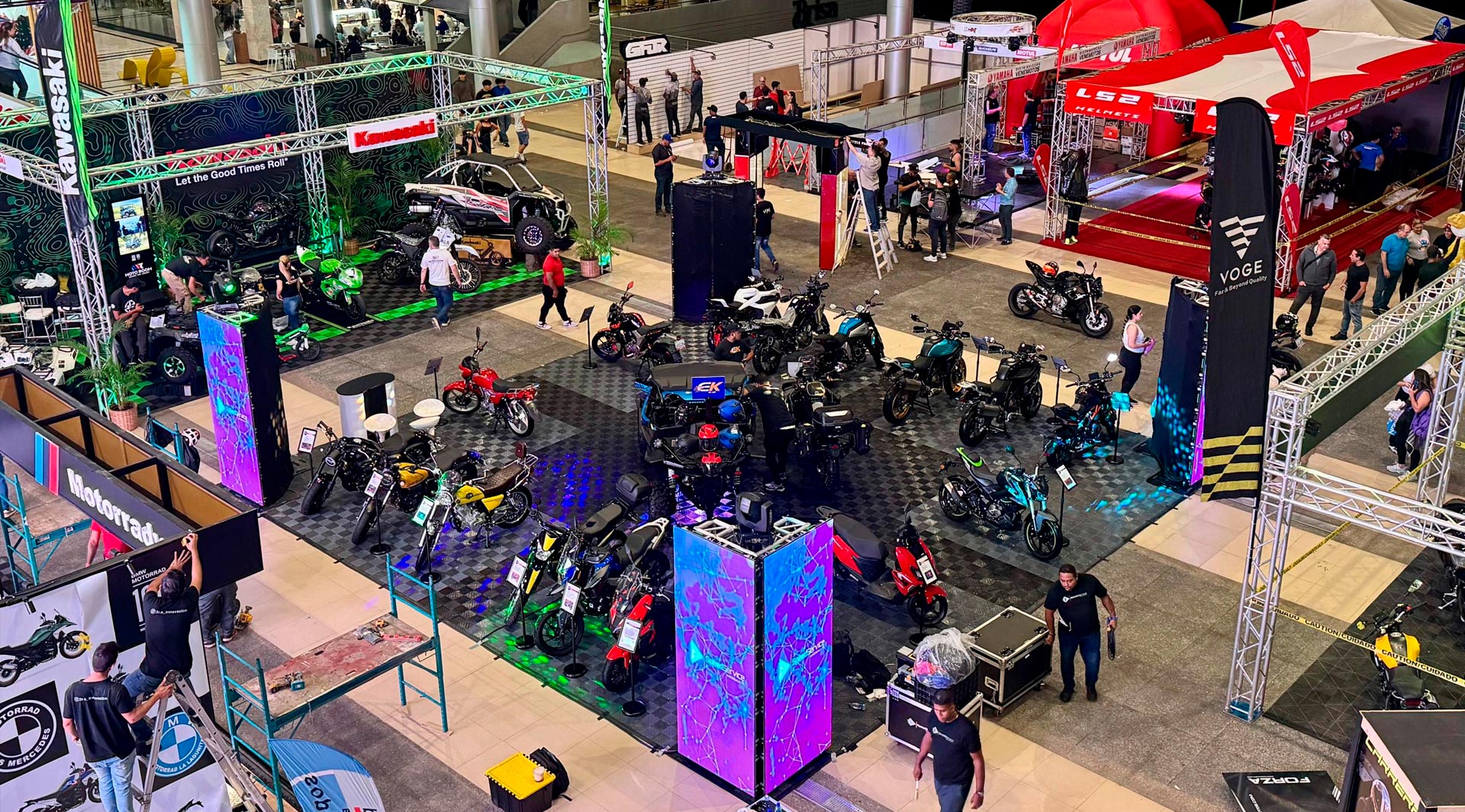 EK y nuestras marcas CFMOTO y QJMOTOR movimos la ExpoMoto Venezuela